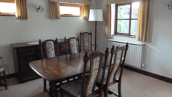 Willow Cottage dining area Willow Cottage dining area