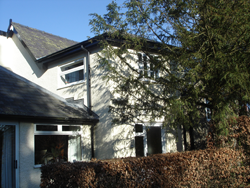 The back of Kwerky Cottage