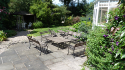 The conservatory terrace